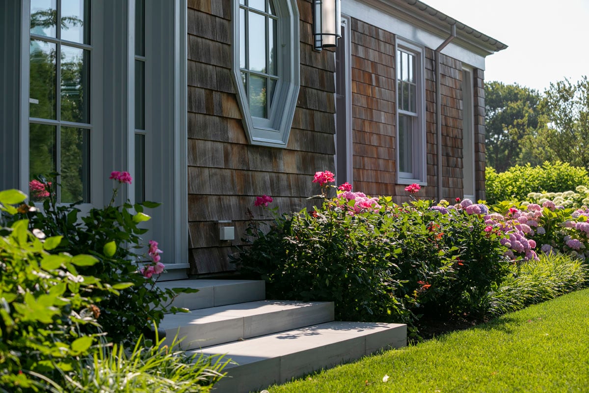 Hamptons landscape portfolio — LDG_2021_Schwartz_house_014, Hamptons landscape by Peconic Lawn & Tree Care