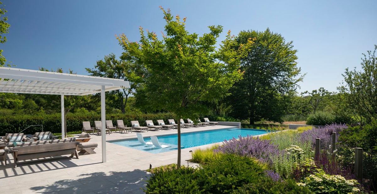 Hamptons landscape portfolio — LDG_2021_Schwartz_poolarea_041, Hamptons landscape by Peconic Lawn & Tree Care