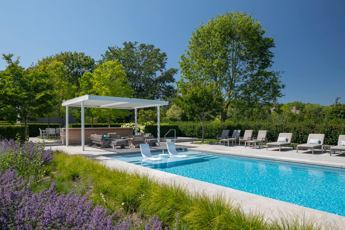 Hamptons landscape portfolio — LDG_2021_Schwartz_poolarea_045, Hamptons landscape by Peconic Lawn & Tree Care